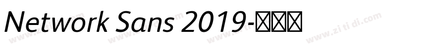 Network Sans 2019字体转换